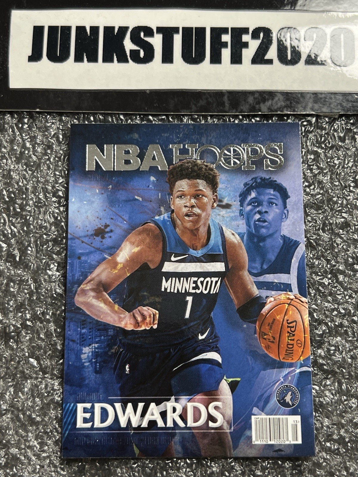 2020-21 NBA Hoops Anthony Edwards SP Rookie Special SP rs-1 RC Timberwolves