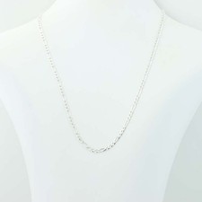 NEW Figaro Chain Necklace 18" - Sterling Silver 925 Fine Gift