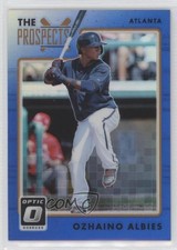 2017 Panini Donruss Optic The Prospects Blue Prizm /149 Ozzie Albies Ozhaino e7b