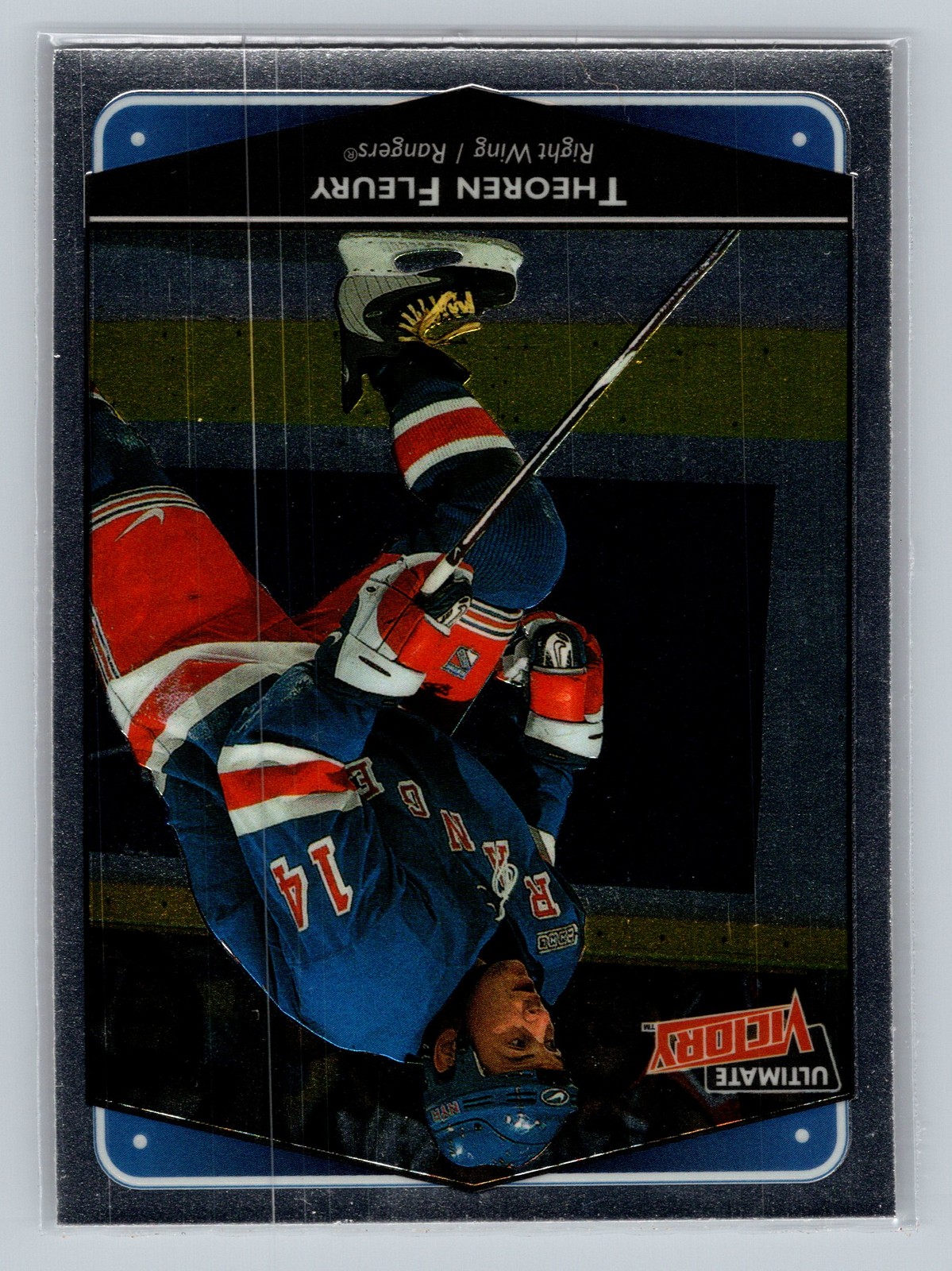 1999-00 Upper Deck Ultimate Victory Theoren Fleury Hockey Card #57