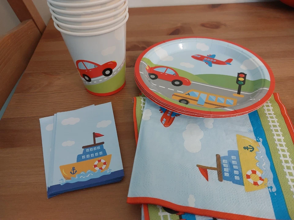 Left Over Vehicle Party Decorations & Cake Toppers - Image 3 of 3