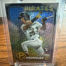 2024 Topps Series 1 Endy Rodriguez RC Easter Holiday Foil #3
