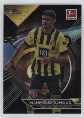 2022 Topps Finest Bundesliga Black Wave Refractor 190/199 Mahmoud Dahoud #45 1u6