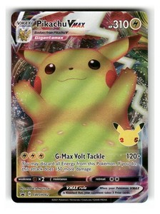 how much is the pokemon card pikachu vmax worth Set - VMAX 44/185 & Pikachu V 43/185 - Vivid Voltage Lightning G Pikachu VMAX - SWSH286 -