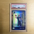 2024 Panini Donruss Optic Rated Rookie Drake Maye #229 Blue Prizm /199 RC PSA 9