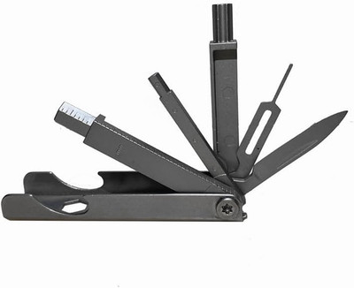 Portable Multi-Tool 12-In-1, Folding Design, M4-M6 Hex Keys, Compact Maintenance