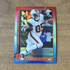 Topps Chrome David Njoku Cleveland Browns #69 Football Card 2025