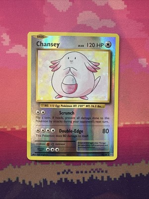 Pokemon Karte Chansey Evolutions Reverse Holo Rare 70/108 NM