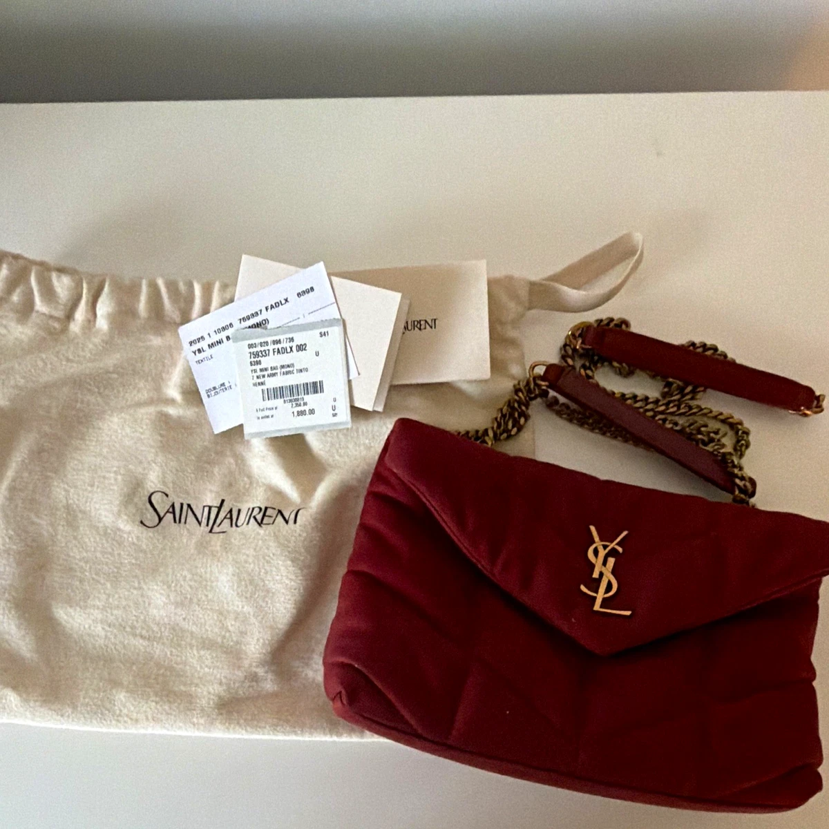 Saint Laurent Red Bags & Handbags for Women for sale | eBay