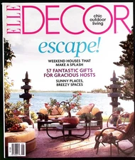 ELLE DECOR CHIC OUTDOOR LIVING ESCAPE!! UNE 2008 B2042