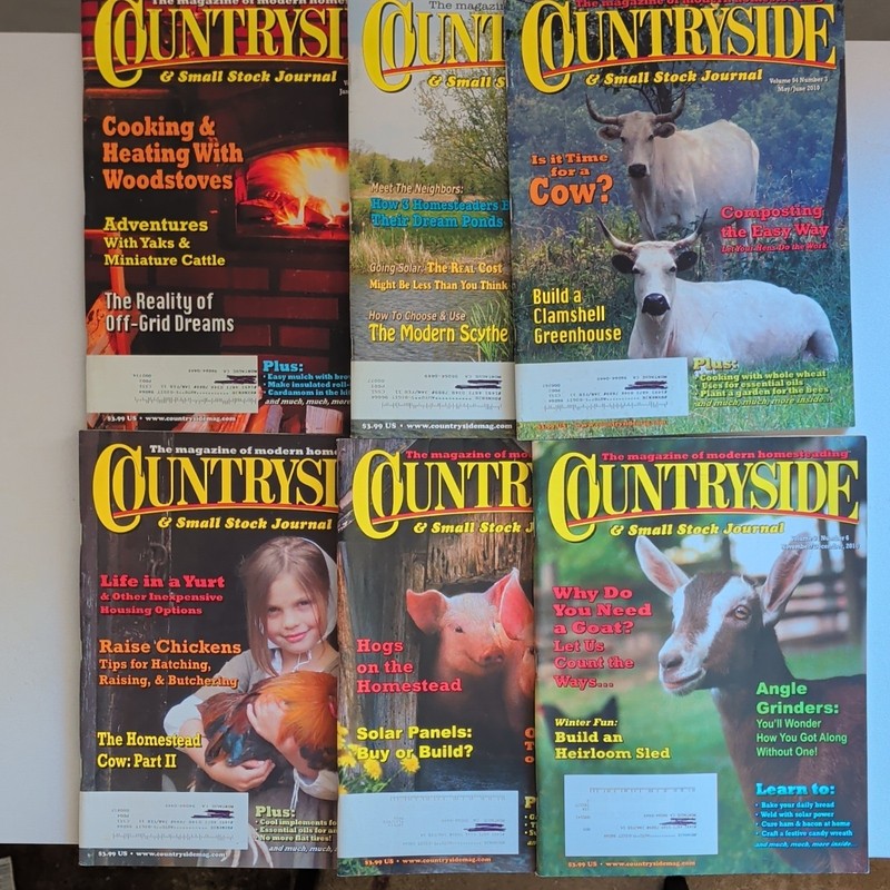 Countryside & Small Stock Journal, English, Full Color. Entire Year 2010.