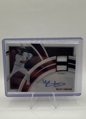 2022 Panini Immaculate Collection - Clearly Immaculate Material Signatures Riley