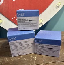 Belif Moisturizing Bomb Set 3 Make Up Removing Balm Eye Bomb  True Cream New