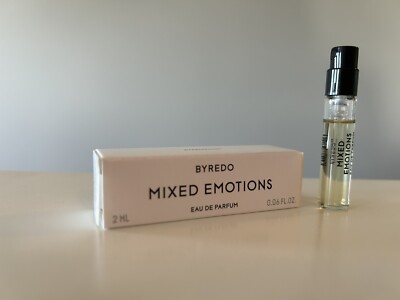 Byredo Mixed Emotions eau de parfum Spray Sample .06 oz./2 ml NEW!! FRESH!!