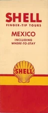 1950 SHELL OIL Finger-Tip Tour Guide MEXICO Baja California Monterrey Acapulco