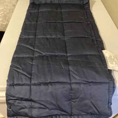 Kids Weighted Blanket For Deep Sleep lbs (36''x48'', Blue) Cooling 100%  Cotton