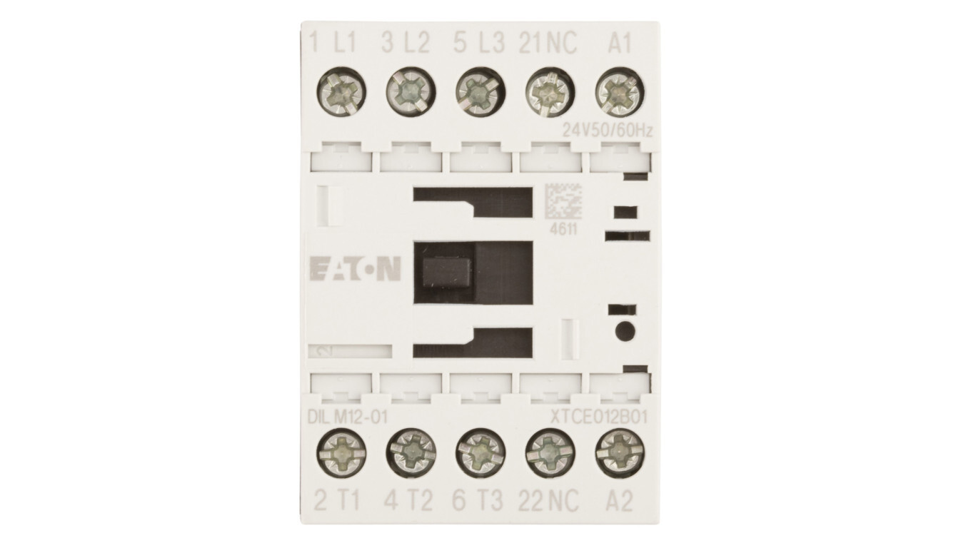 Power Contactor 12A 3P 24V AC 0Z 1R DILM12-01 (24V50 / 60HZ) 276869 /T2UK