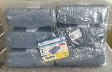 KLEEN HANDLER Pack of 6 HEAVY DUTY Commercial Mop Head Blue New