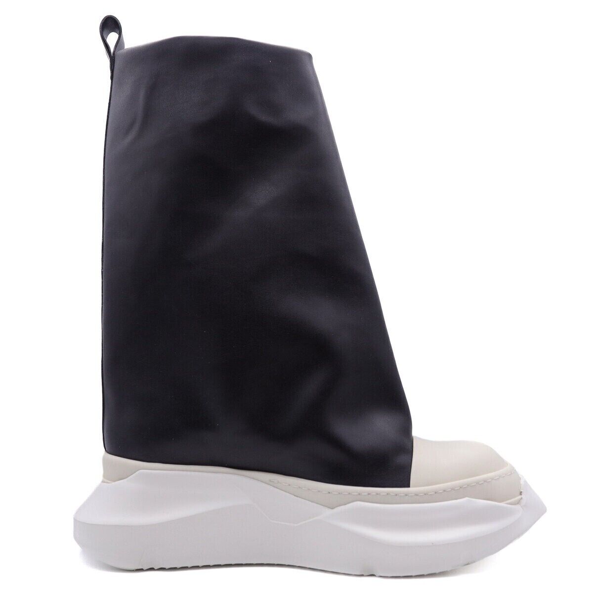 Rick Owens DRKSHDW Black Fogachine Sneak Boots New Size 36.5 Rick Owens DRKSHDW Black Fogachine Sneak Boots New Size 36.5