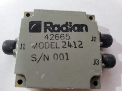 Radian Model 2412 540 mhz Frequency Splitter band separator, fully tested, plots