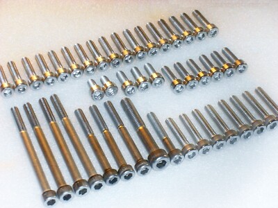 Kawasaki KZ440 LTD Motorabdeckungen, Zylinder 57x Edelstahl Innensechskantschrauben Schrauben Kit