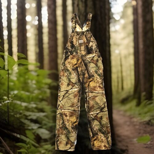 VTG USA Round House #951 Youth size 16 Realtree® Camo Bib Overall Hunting Camp