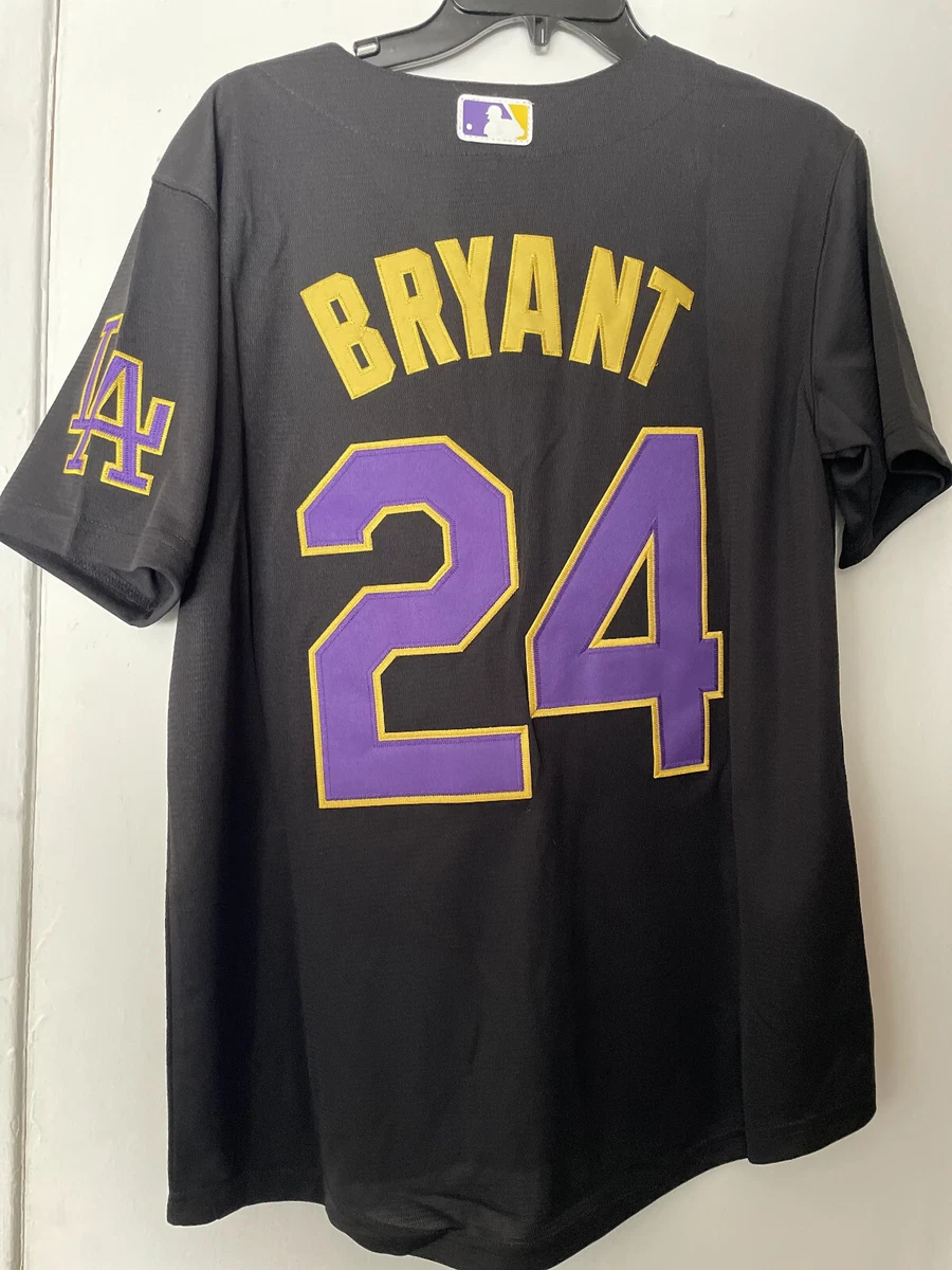 Men's 8/24 Kobe Bryant LA Dodgers Jersey - Lakers & Kobe Patch - Dgear