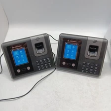 SET OF 2 Acroprint BioLook Face Recognition / Biometric Time Clock RT200 *READ*