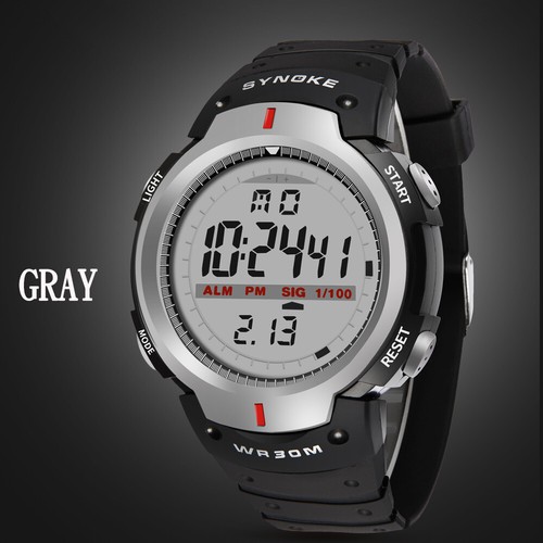 Mens Military Tactical LED Digital Sports Watch Waterproof Backlight Wristwatch - Picture 24 of 25