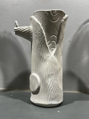Ceramic Wood Grain Vase