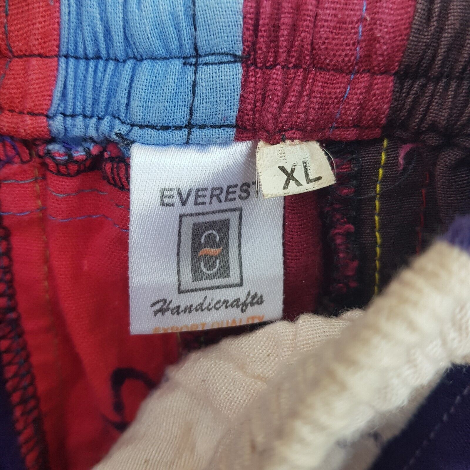 Everest Rainbow Patchwork Pants XL Multi Colour H… - image 7