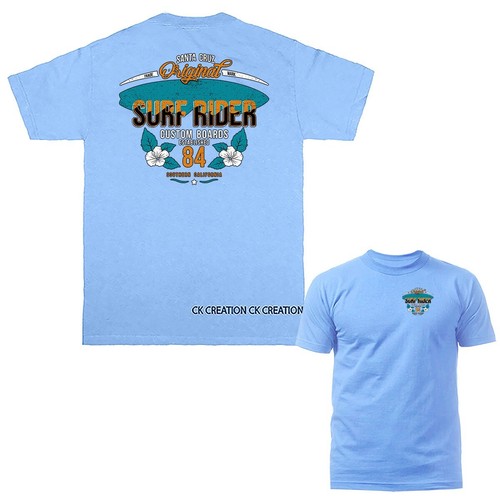 Surf Rider California Republic Beach Surfers Surf Company T-shirt - Picture 13 of 14