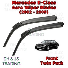 (02-09) Mercedes Benz Clase E Coupe Aerolimpiadores/limpiadores planos delanteros Merc