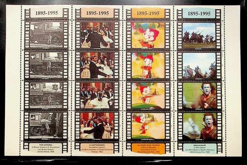 SAN MARINO Sc 1338 NH ISSUE OF 1995 - MOVIES - (DL24)