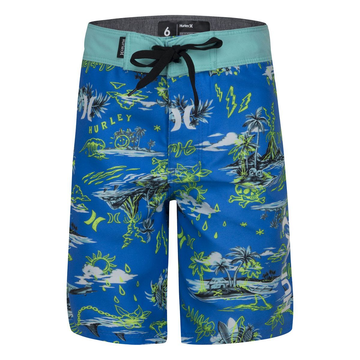 Hurley Big Boys Board Shorts Sits Above The Knee Size 20/30