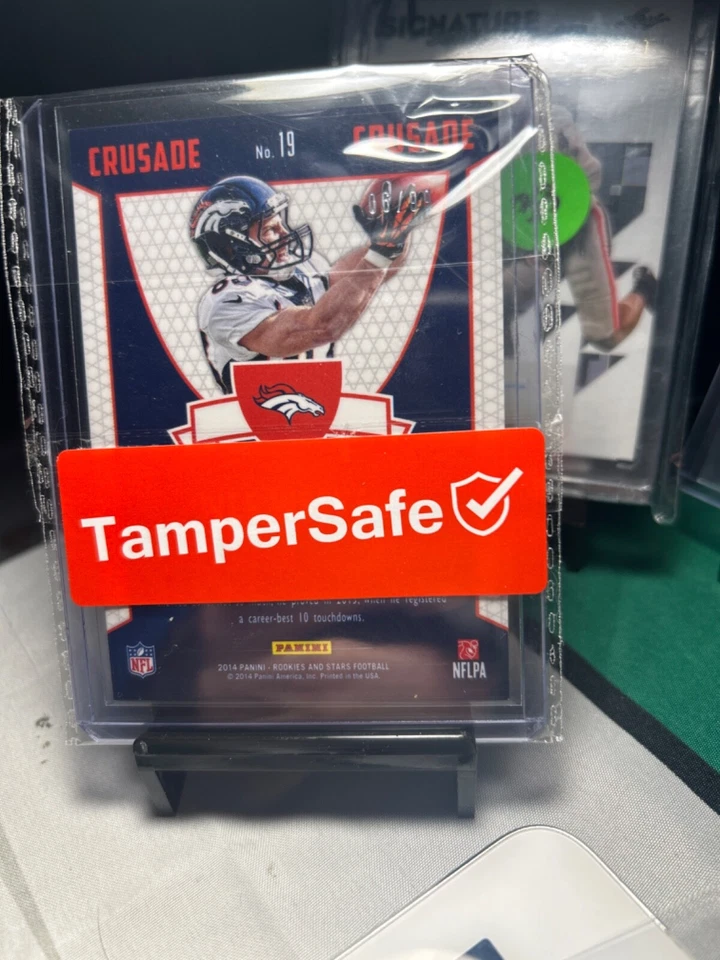 2014 Panini Rookies & Stars - Crusade Wes Welker #19 Red /99 - Image 2 of 2