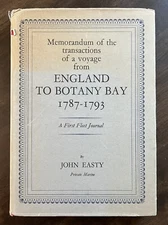 Memorandum Of The Transactions of a Voyage from England to Botany Bay, 1787-1793