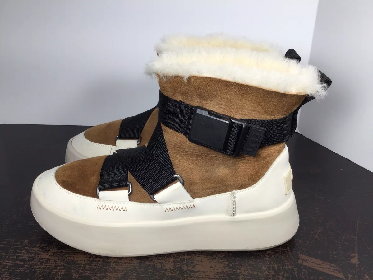 Ugg Australia Classic Boom Buckle Combines Sneaker and Boot
