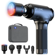 Bob and Brad T2 Pro Massage Gun Heat-Cold Deep Tissue Percussion Athletes Relief