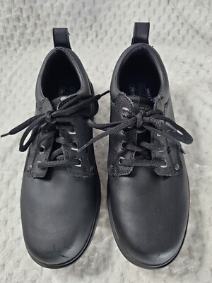 Skechers Mens Segment Rilar Black Leather Memory Foam Oxford