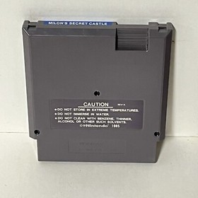 Milon's Secret  Castle -- NES Nintendo Original Classic Authentic Game TESTED