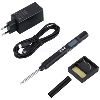 PTS200 Soldering Iron Welding Station For T12 TS101 PINE64 + PD65W Power Supply