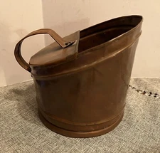 Vintage Antique Copper Country Store Bin Scoop 