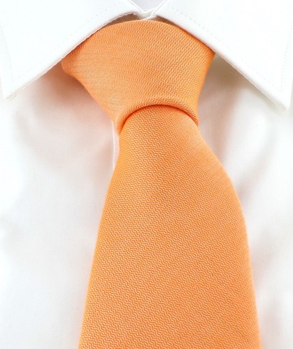 Plain Silk Cotton Blend Tie - Picture 10 of 36