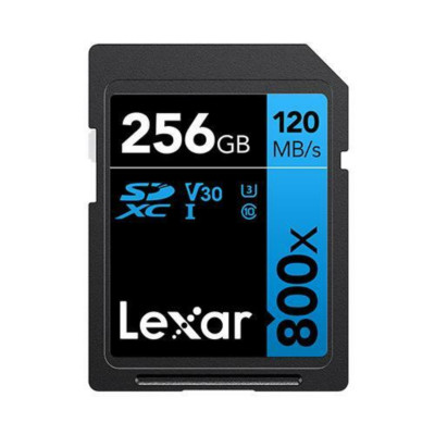 Lexar High-Performance 800x PRO SDHC/SDXC UHS-I Memory Card, LSD0800256G-BNNNG