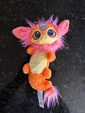 Magic Mixies Fire Gem Magical Misting Pet Plush Doll Color Surprise Orange