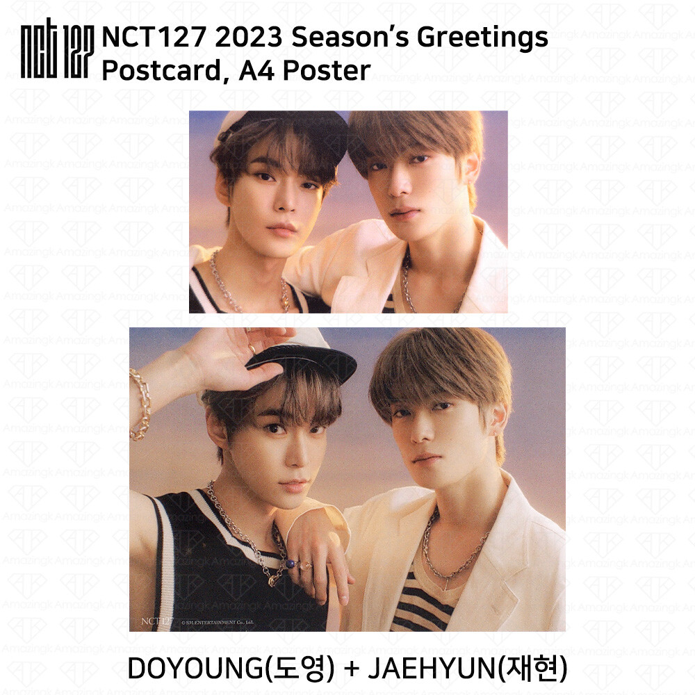 NCT 127 2023 Season's Greetings A4 Poster Postcard Set Each Member