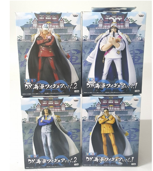 One Piece DX Figure Marine 4 Set BANPRESTO Sengoku Akainu