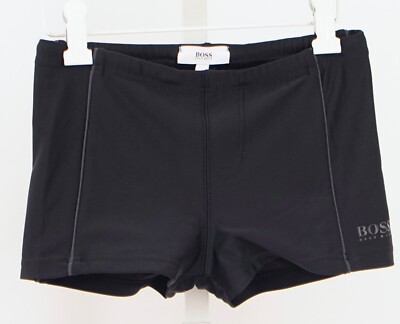 Boy's HUGO BOSS Swim Shorts Black Size EU 128/US 8 $ 59.00