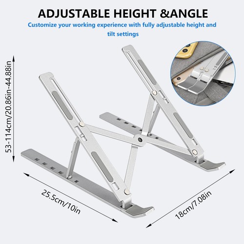 Support Ordinateur PortableAlliage D'aluminiumSupport pour Ordinateur Portabl... - Photo 5/7